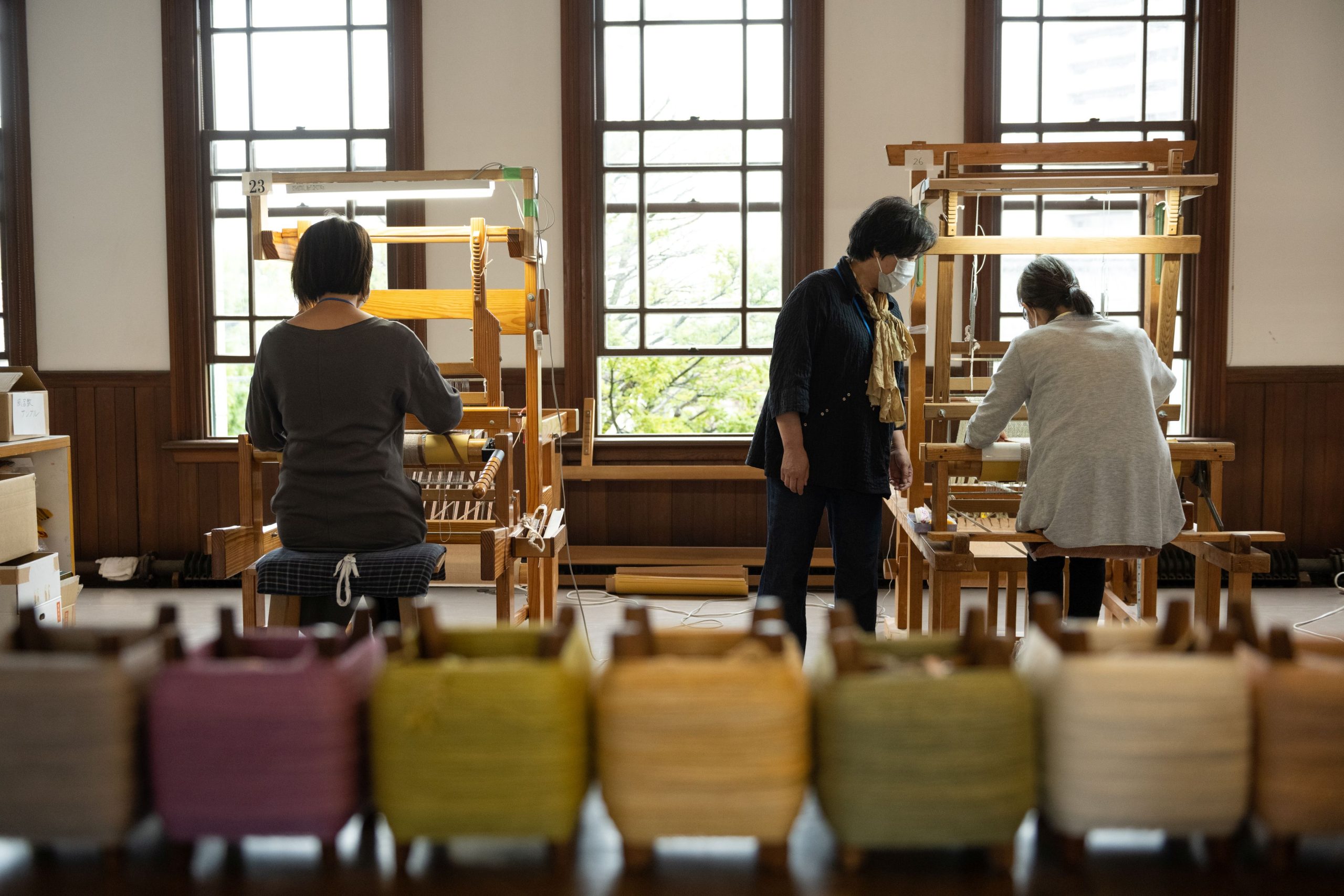 【滞在型ワークショップ　参加者募集中】  シルクのまち岡谷で織り・染めワークショップ（WS）に参加しませんか？